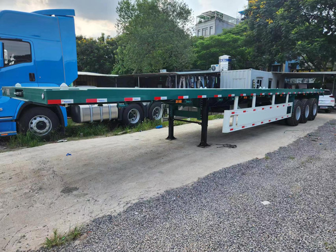 外贸平板半挂车